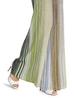 Sequined Pleated Trousers