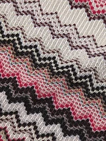 Zig Zag Knit Miniskirt