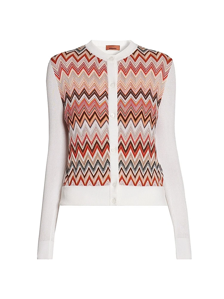 Chevron Knit Cardigan