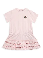 Baby Girl's & Little Ruffle-Trim T-Shirt Dress