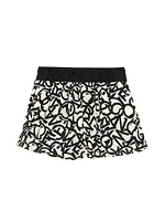 Little Kid's & Logo Print Shorts