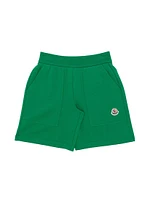 Little Boy's & Logo Cotton Sweat Shorts