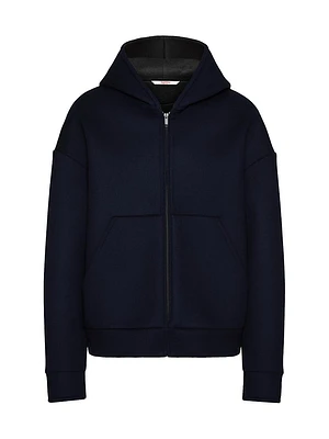 Wool and Cashmere Hooded Sweatshirt