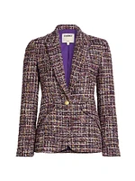 Chamberlain Tweed Single-Breasted Blazer