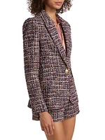 Chamberlain Tweed Single-Breasted Blazer