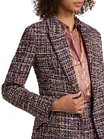 Chamberlain Tweed Single-Breasted Blazer