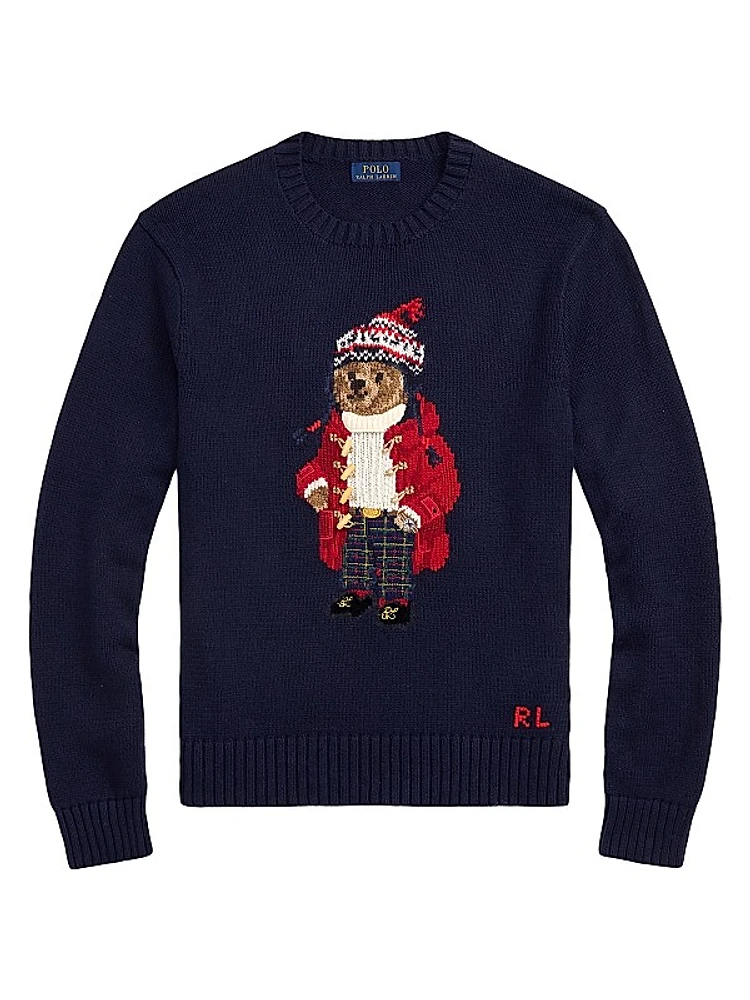 Polo Bear Cotton-Cashmere Sweater