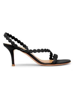 G32516 Nappa 70MM Leather Slingback Sandals