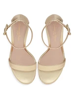 Portofino 85MM Metallic Leather Sandals