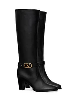 VLogo 75MM Signature Calfskin Boots