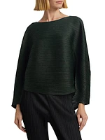 Ufo Horizontal Rib-Knit Top