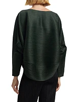 Ufo Horizontal Rib-Knit Top