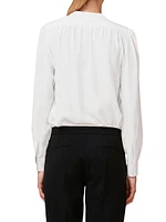 Olympia Long Sleeve Silk Top