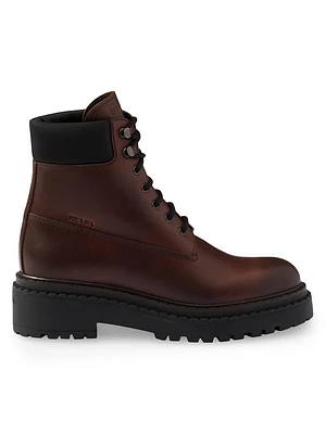 Leather and Re-Nylon Booties