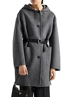 Single-Breasted Double Wool Coat