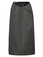 Mouliné Midi-Skirt