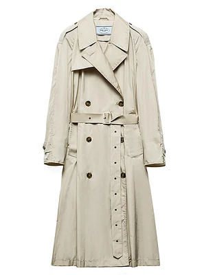 Light Technical Fabric Trench Coat