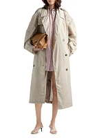 Light Technical Fabric Trench Coat