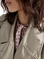 Light Technical Fabric Trench Coat