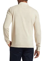 COLLECTION Cotton Long-Sleeve Polo Shirt