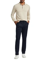 COLLECTION Cotton Long-Sleeve Polo Shirt
