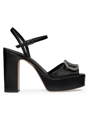 VLogo Signature 115MM Platform Sandals Calfskin