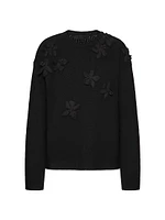 Embroidered Wool Sweater