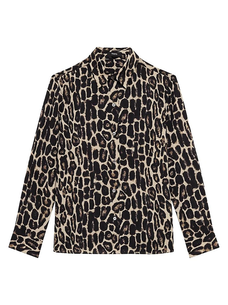 Leopard Long-Sleeve Shirt