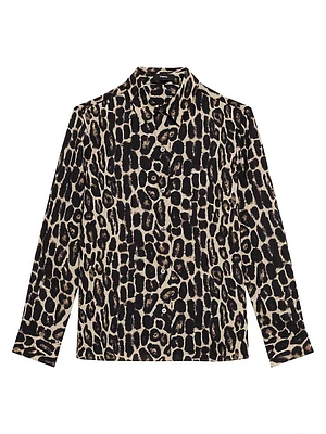 Leopard Long-Sleeve Shirt