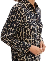 Leopard Long-Sleeve Shirt