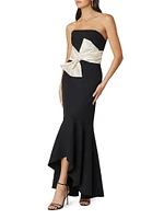 Smith Strapless Bow Mermaid Gown