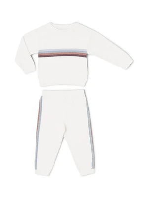 Baby's Cozychic Ultra Lite® Striped Sweater & Joggers Set