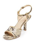 Rebecca 75MM Leather Sandals