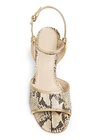 Rebecca 75MM Leather Sandals