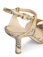 Rebecca 75MM Leather Sandals