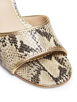 Rebecca 75MM Leather Sandals