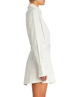 Posh Poplin Shirt Dress