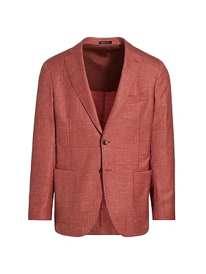 COLLECTION Mélange Wool, Silk & Linen Blazer