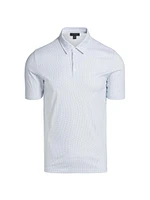 COLLECTION Geometric Cotton Polo Shirt