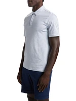 COLLECTION Geometric Cotton Polo Shirt