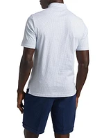 COLLECTION Geometric Cotton Polo Shirt