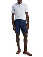 COLLECTION Geometric Cotton Polo Shirt