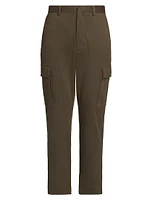 Cotton-Blend Cargo Trousers