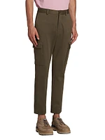 Cotton-Blend Cargo Trousers