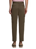 Cotton-Blend Cargo Trousers