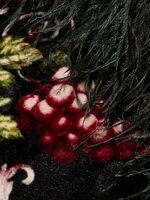 Noah Embellished Floral Velvet Top
