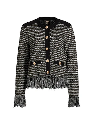 Fringe Tweed Jacket