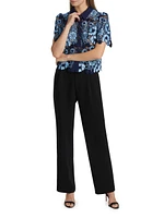 Addison Lace Button-Front Shirt