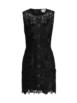 Judy Lace Sleeveless Minidress