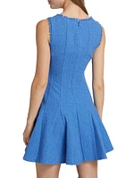 Juniper Boucle Square-Neck Minidress